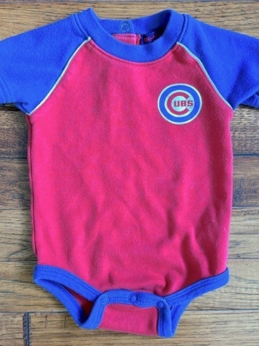 Mighty Mac Chicago Cubs newborn onesie, 3-6m